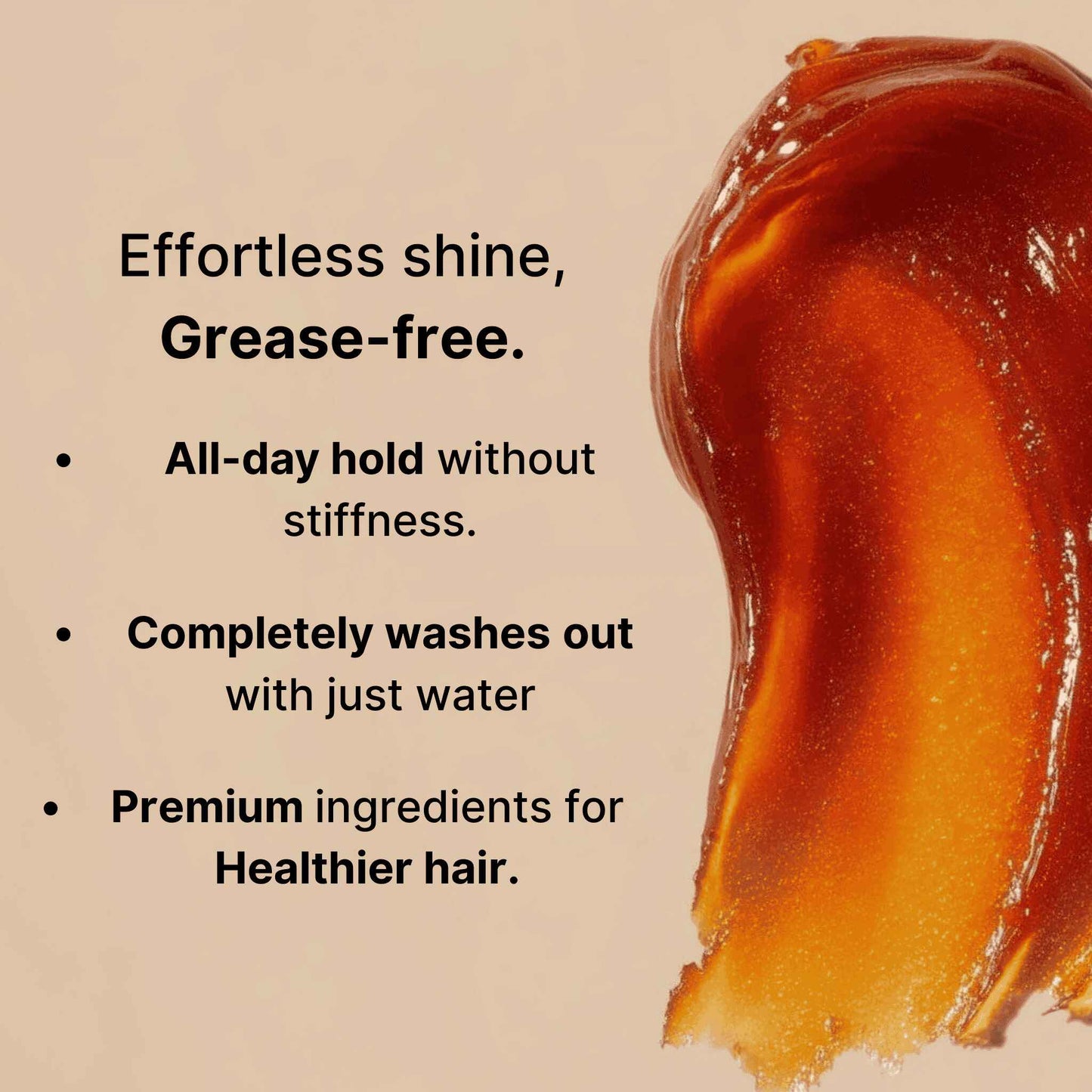 shiny pomade water based natural ingredients