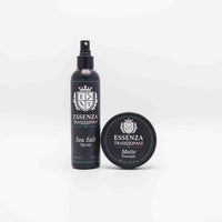 Two hair care products from Essenza Tradizionale on a white background